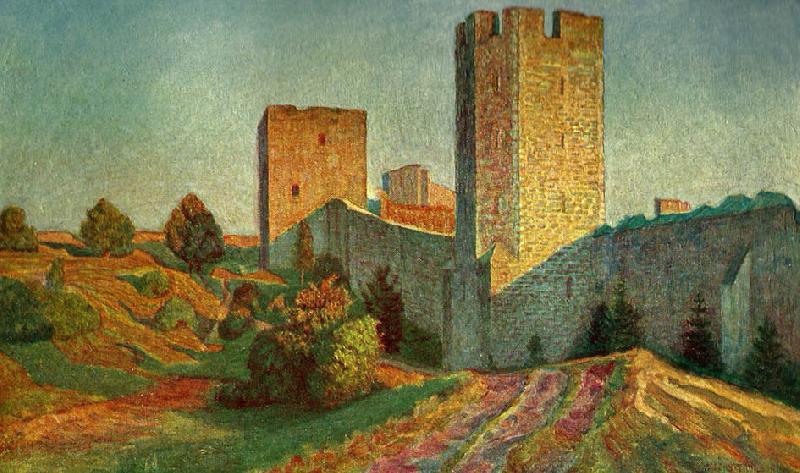 anders trulson visby ringmur Germany oil painting art